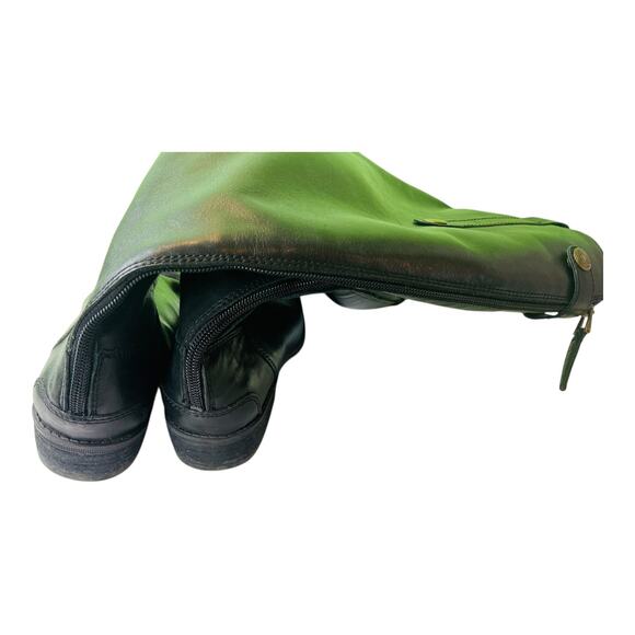 Sam Edelman Womens Penny Classic Equestrian Boot Zip Up Black Leather 6M - Picture 10 of 12